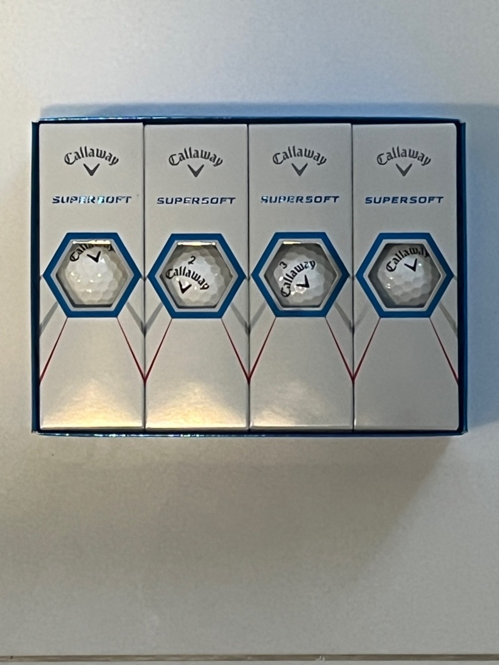Callaway Supersoft White Golf Balls - New